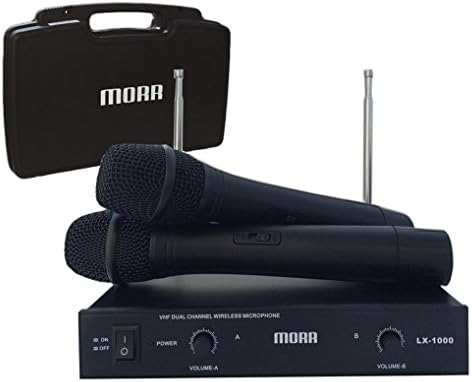Professional Dual Channel VHF Handheld Wireless Microphone System - Morr Audio