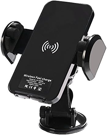 (10W Fast) Qi Car Mount Wireless Charger iPhone X/8/8 Plus/Samsung Galaxy S9/9+/S8/S8+