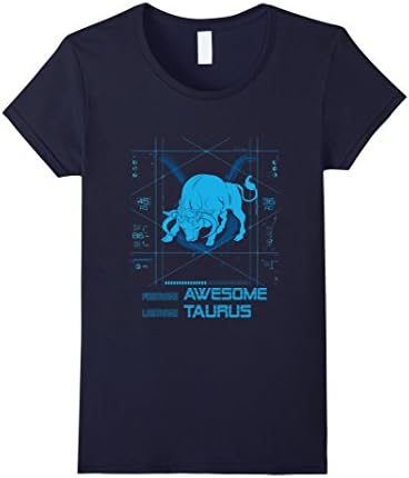 Women's Funny Birthday Gift for Men/Women/Kids. I'm A Taurus Tshirt. Small Navy