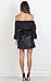 Relipop Women's Off Shoulder Tops Long Sleeve Shirt Strapless Casual Blouses (Large, Black)