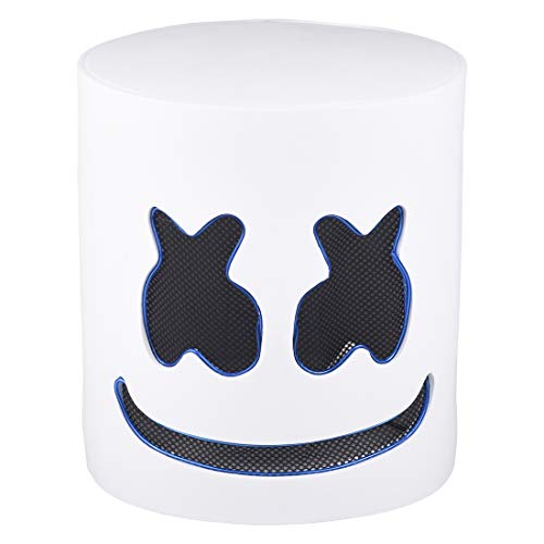 Light Up Marshmallow Novelty LED Helmets Mask DJ Full Head Mask for Halloween Bar Music Festival Cos - //coolthings.us