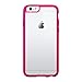 LUVVITT [ClearView] Hybrid Scratch Resistant Back Cover with Shock Absorbing Bumper designed for Apple iPhone 6/6s (4.7) Transparent Pink