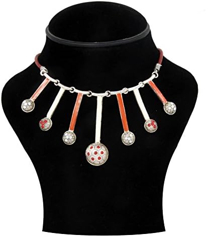 WOAP Half Metal Football With Apoxy In Mutlicolour Thread Necklace.