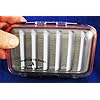 Fly-Fishing-Box-2-Sided-Clear-Waterproof-Tough-Holds-Hundreds-of-Flies