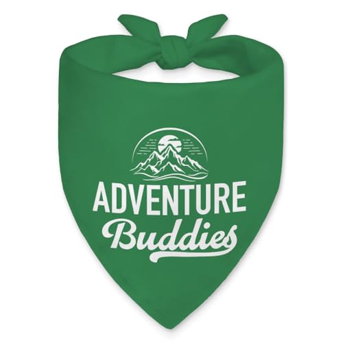 Vgrti Adventure Buddies Dog Bandana, Dog Hiking Bandana for Outdoors, Pet Scarf Accessories for Camping Nature Adventure Travel, Christmas Birthday Gifts for Dogs Lovers Hiking Camping Lovers at Amazon
