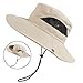 CAMOLAND Sun Hat w/Removable Mosquito Head Net for Outdoors UV Protective