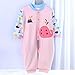 FEITONG® Baby Boy Girl Romper Jumpsuit Bodysuit Cotton Clothes Outfit (Age:0-3Months, Pink )