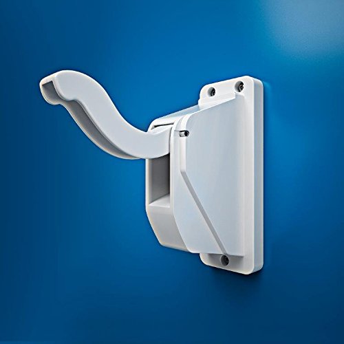 Cardea Anti-Ligature Single Heavy Duty Coat Hooks for Wall Mounted (White)