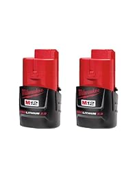 Milwaukee, 48-11-2420 M12 REDLITHIUM, paquete de baterías compactas 2.0 (2 unidades)