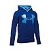 Under Armour Boys' Storm Armour Fleece Highlight Big Logo Hoodie, Caspian (403), Youth X-Small