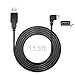 Charging Power Cable for Dash Cam, (11.5 Ft) USB 2.0 to Micro USB Car Vehicle Power Charger Adapter Cord for GPS、Rearview Mirror Cam、Backup Camera primary