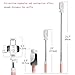 Selfie Stick Extendable Monopod With Mirror For IPhone 6s 6 Plus 5s 5 Android Samsung Galaxy S7 Edge/S4 Smart Phones(Rose Red)