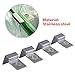 4 Size 4Pcs Stainless Steel Aquarium Fish Tank Glass Cover Support, Stainless Steel Fish Tank Cover Holder Anti-Slip Fish Tank Holders Aquarium Accessories Universal Lid Clips(8mm)thumb 4