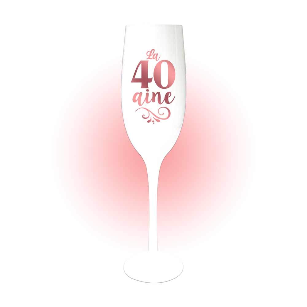 STC 40th Anniversary Flute with Copper Reflections Simple and Elegant