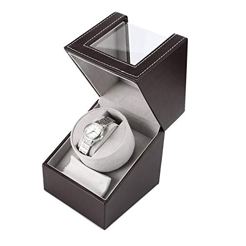 Florenceenid Motor Shaker Watch Winder Holder Display Automatic Mechanical Watch Box - Thumbnail 4