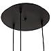 UNITARY Farmhouse Pendant Lights Kitchen Island, Kitchen Light Fixtures, Rustic Dining Room Light Fixture with 3 E26 Bulb Sockets, Black Metal Cage Ceiling Pendant Light Fixtures, Hanging Lights