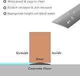 Zayejod PVC Floor Transition Strip 2mm Thick 5cm Wide 2M Grey Self Adhesive view 8