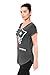 Ultra Game NFL Official Women's Super Soft Modal Vintage V-Neck T-Shirt, New England Patriots, Charcoal, Large