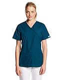 Cherokee Women's Scrubs Flexibles Mock Wrap Top, Caribbean, XX-Large
