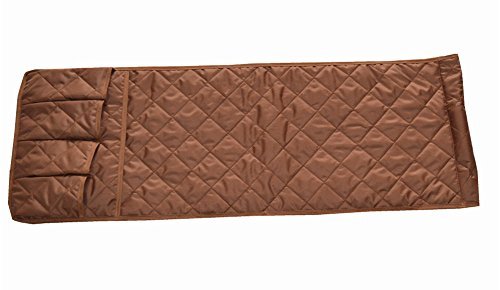 Efivs Arts 5 Pockets Sofa Couch Double Sided Waterproof Armrest Organizer For Remote Control, Mgazine, Book, Newspaper, Phone 35" × 13" (Coffee) - Thumbnail 2