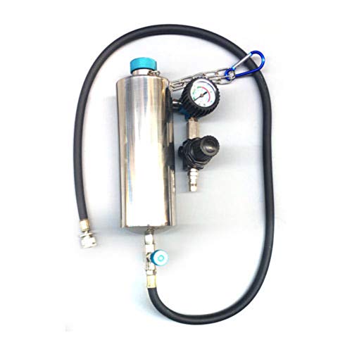 TABODD Non-dismantle Cleaner Automotive Non-dismantle Fuel Injector Tester & Cleaner Fuel System Adapter Kit Fuel Injector Cleaner Tool Set for Petrol Car 600ml