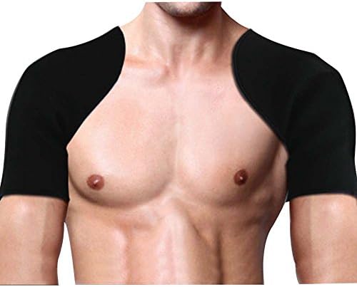 COYUE Double Shoulder Support Belt, Neoprene Adjustable Brace for for Rotator Cuff, Dislocated AC Joint, Sprain, Labrum Tear, Rehab, Shoulder Pain for Women & Men