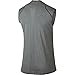 Nike Pro Men's Sleeveless Training Shirt, Carbon Heather/Black/Black, Large
