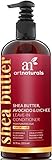 ArtNaturals Shea Butter Leave-In Conditioner - 12 Oz – Made From Shea Butter, Avocado and Lychee – Repair Dry and Damaged Hair – Ultra Moistur-izing and Restorative - All Types of Hair