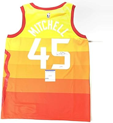 donovan mitchell signed basketball