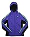 Adidas Big Girl's Soft Shell 3-Stripe Full Zip Polar Fleece Hooded Jacket