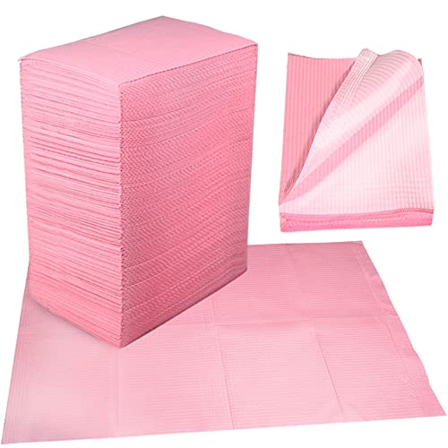 Dental Bibs Disposable 3 Ply Waterproof Patient Bibs Dental Tray Covers, Eyelash Extension Nail Art Tattoo Supplies 13