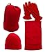 Simplicity Men / Women Winter Beanie, Hat, Gloves, & Scarf Set