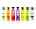 The Real Zeal Infüse Flip-Top BPA Free Water Bottle with Fruit Chamber and Integrated Juicer, White/Purple, 24 oz