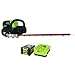 Greenworks PRO 26-Inch 80V Cordless Hedge Trimmer, 2.0 AH Battery Included GHT80321