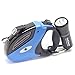 MUCHACO Retractable Dog Leash + LED Flashlight/Bag Dispenser + 5 Rolls Of Bags | 16 ft Leash For Walking Small, Medium & Large Dogs Up To 110 lbs | Secure, Tangle-Free, One Button Break & Lock Handle