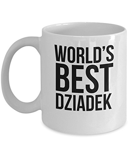 Dziadek mug. World's best Dziadek. Polish Grandfather mug. 11 and 15 oz coffee cup.