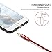 Aux Cable, 3.5 Ft Amdemin 3.5mm Male to Male Audio Cable - Red