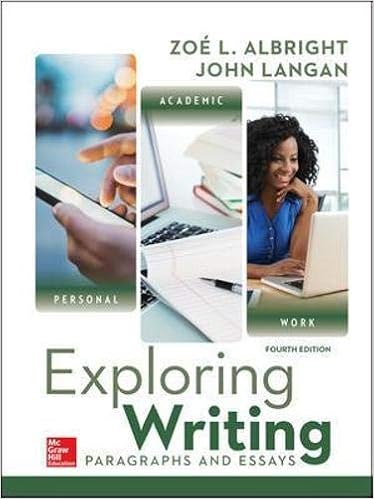 Exploring Writing Paragraphs And Essays Langan John Albright Zoe 9780073534794 Books Exploring Writing Paragraphs And Essays Langan John Albright Zoe 9780073534794 Books