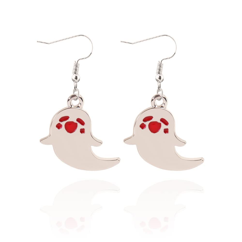 Gen Shin Earrings Gen Shin Impact Hu Tao Ghost Pendant Earrings Gen Shin Project Cosplay Earrings Ear Clips Accessories