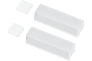 Quartz Cuvette for Spectrophotometer, 10mm Optical Path, UV Transparent 190-2500nm, Heat Resistant to 600°C, 2 Transparent Si