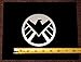 Marvel - S.H.I.E.L.D. Logo HQ Silver Metallic Vinyl Decal! 4.5