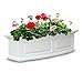 Mayne Nantucket 3-Foot Window Box – Self-Watering, Weather-Resistant Planter for Flowers – Durable Design for Outdoor Use, Perfect for Windows