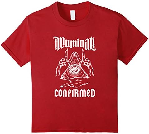 Kids Illuminati Confirmed T-Shirt 8 Cranberry