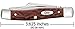 Case WR XX Pocket Knife Chestnut Bone Medium Stockman Cv Item #7008 - (63032 Cv) - Length Closed: 3 5/8 Inches