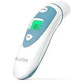 Digital Forehead and Ear Infrared Thermometer: Dual Mode Accurate Quick Read Temperature Thermometers for a Baby, Infant, Toddler, Child Or Adult - FDA and CE Approved