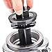 Goplus Garbage Disposal with Cord, 1.0HP 2600RPM Compact Continuous Feed Household Garbage Disposal, Kitchen Food Waste Disposer