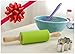 Rolling Pin - Form Meets Function with Professional Nonstick Rolling Pins. 2 Piece Cookie Rolling Pin with Extra Silicone Spatula