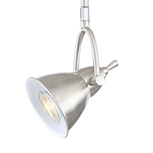 Swell 6-Light Brushed Nickel Bell LED Track Fixture - Thumbnail 2