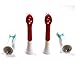 Genkent Replacement Brush Heads For Philips Sonicare Hx6032 Sonicare For Kids Brush Heads, Ages 4-7, 4-pack (4)