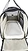 Pawfect Pets Pet Travel Carrier, Soft-Sided with Two Pet Mats for Small Dogs and Cats (Charcoal Grey)